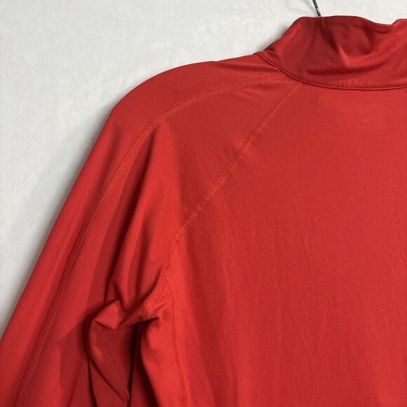 Columbia Women's Long Sleeve Side 1/4 Zip Top Base Layer Orange Size Large - Picture 8 of 15